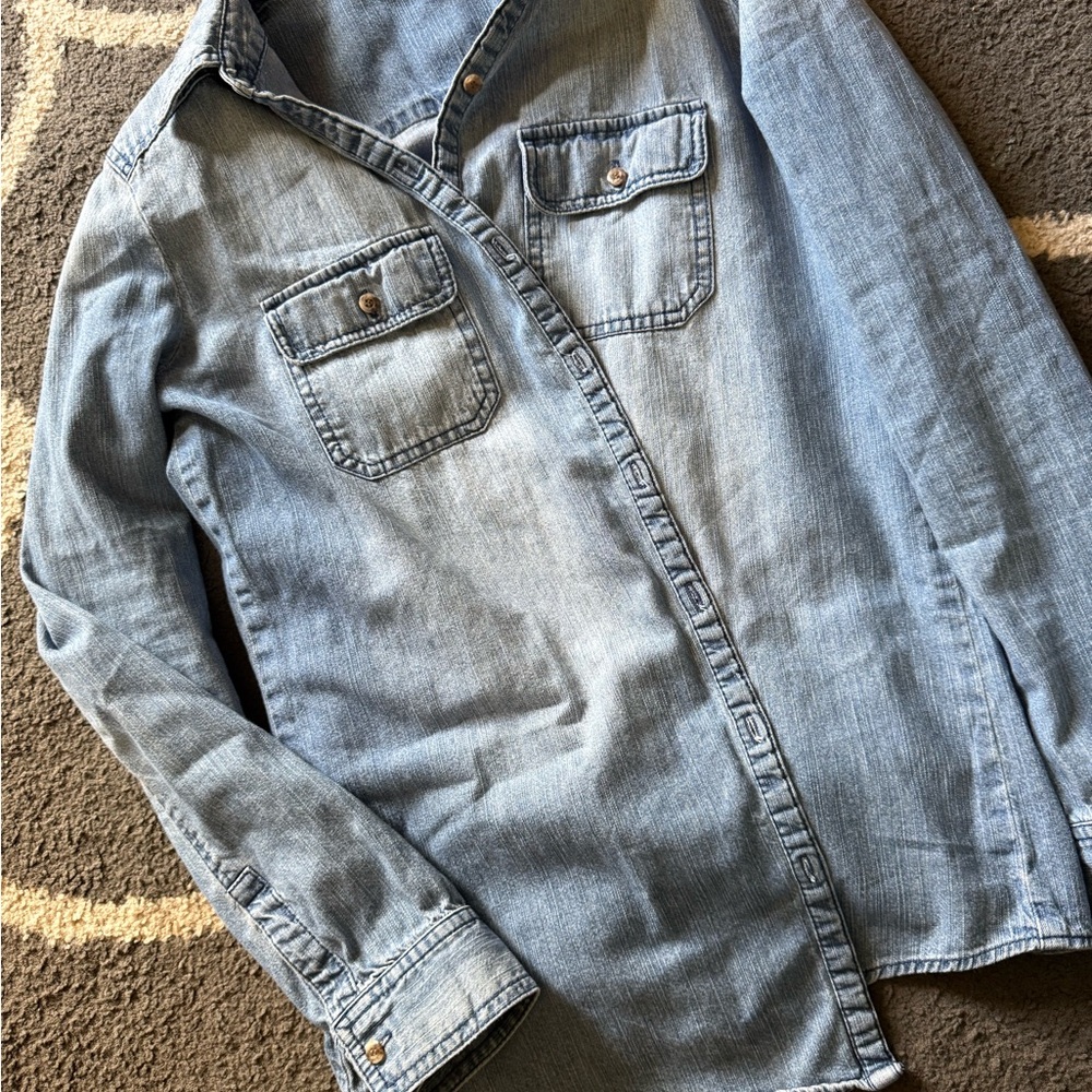 Rubbish Classic Blue Denim Top